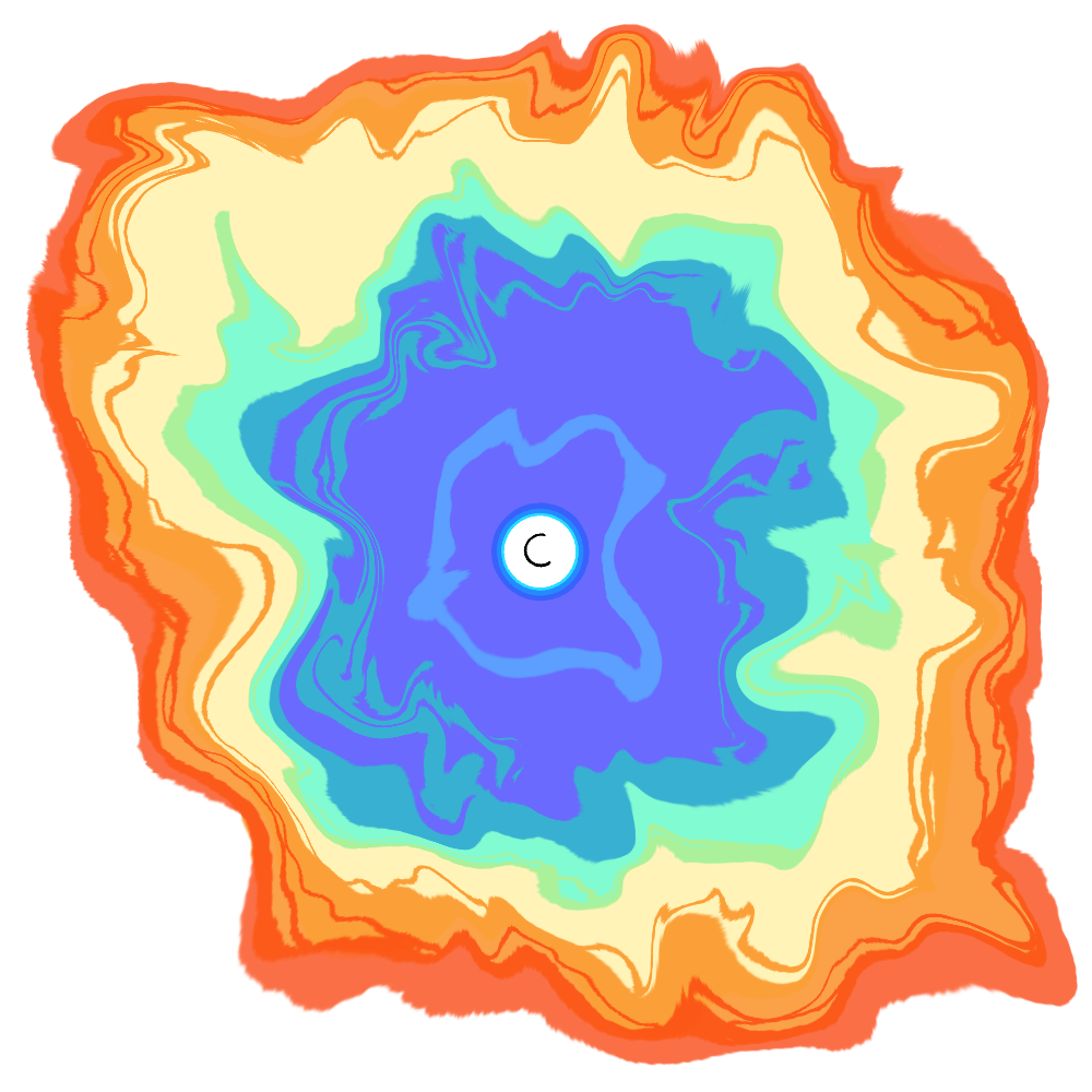 Astronomy Graphics Library illustration of a planetary nebula