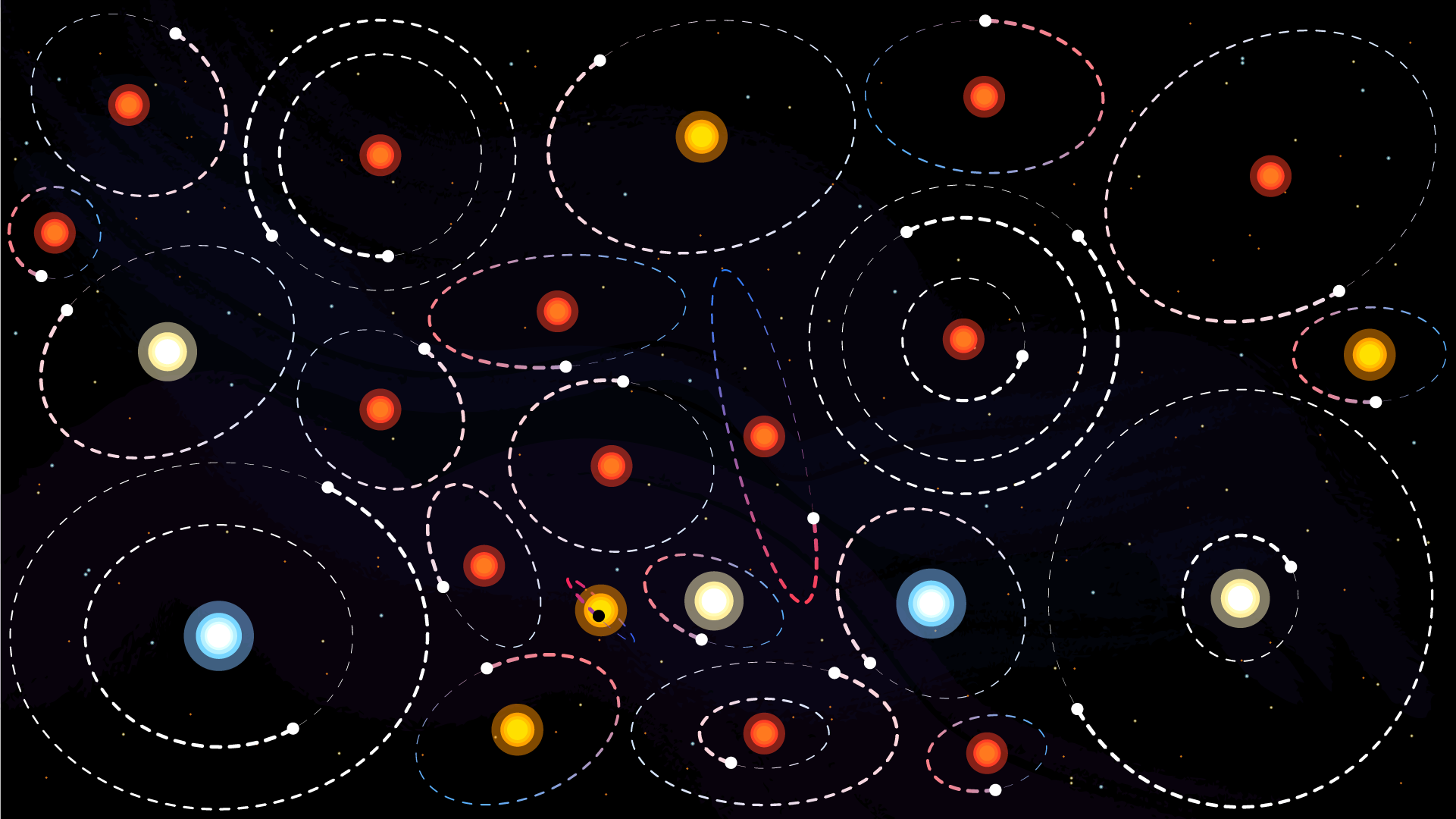 Drift Rate Graphic featuring many exo-planetary systems